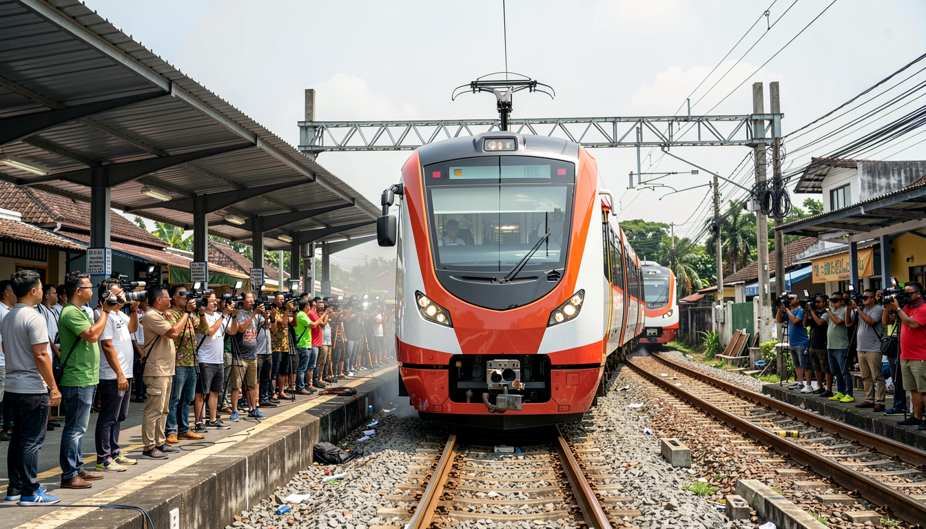 KAI Masih Batasi Kecepatan Kereta di Lintas Bekasi-Cikarang