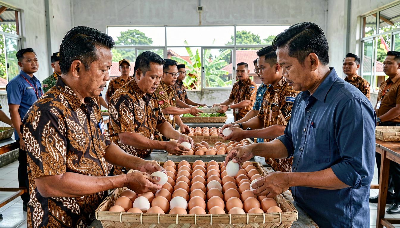 Harga Telur di Magetan Anjlok, Waka BGN Instruksikan SPPG di Jatim Optimalkan Menu Telur Stabilkan Harga