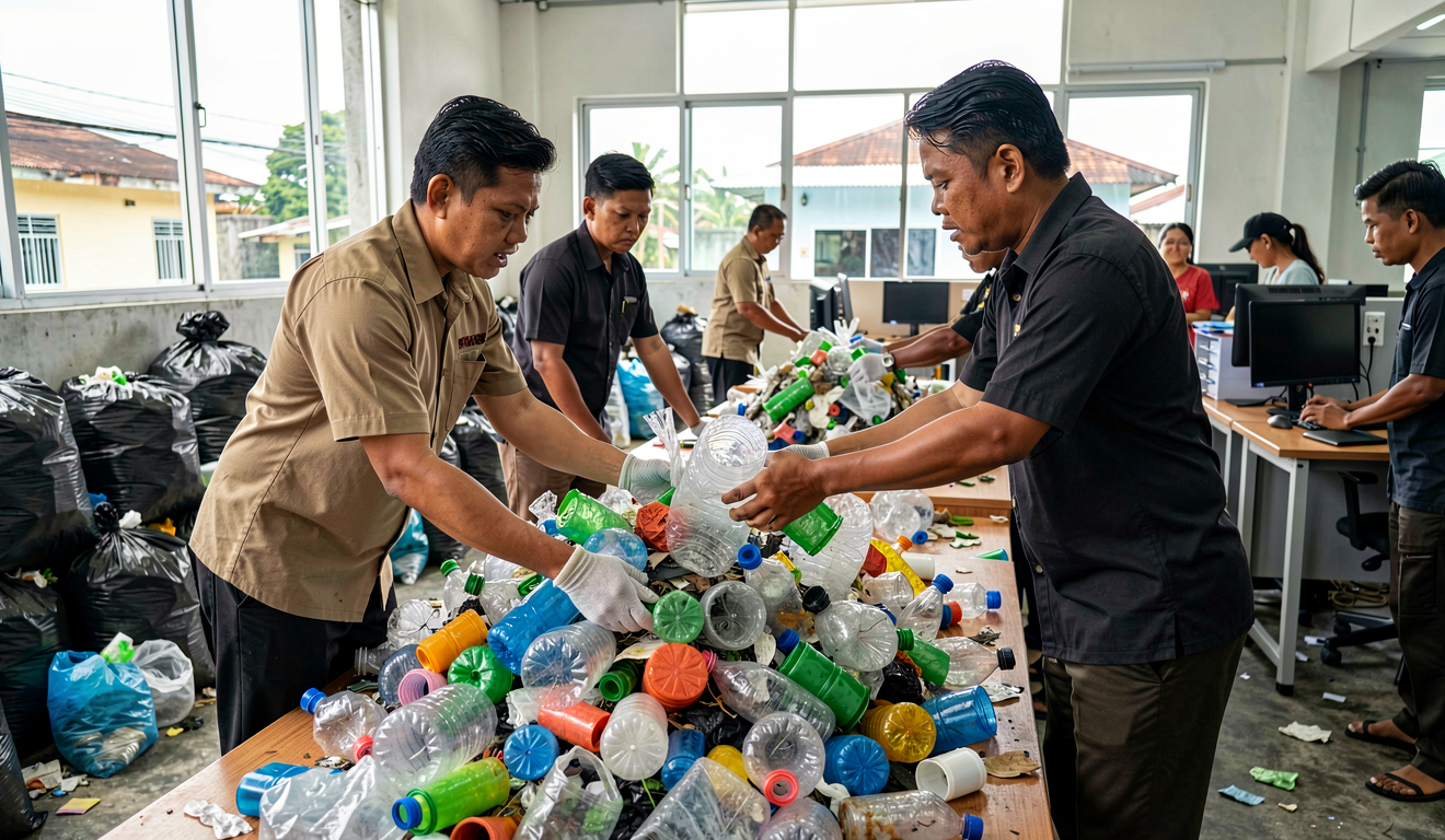 Dorong Pengelolaan Lingkungan Berkelanjutan, Sampah Plastik jadi Produk Bernilai Guna