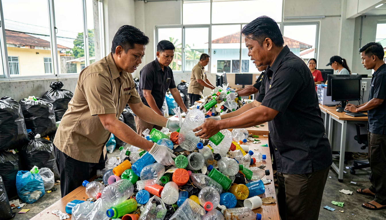 Dorong Pengelolaan Lingkungan Berkelanjutan, Sampah Plastik jadi Produk Bernilai Guna