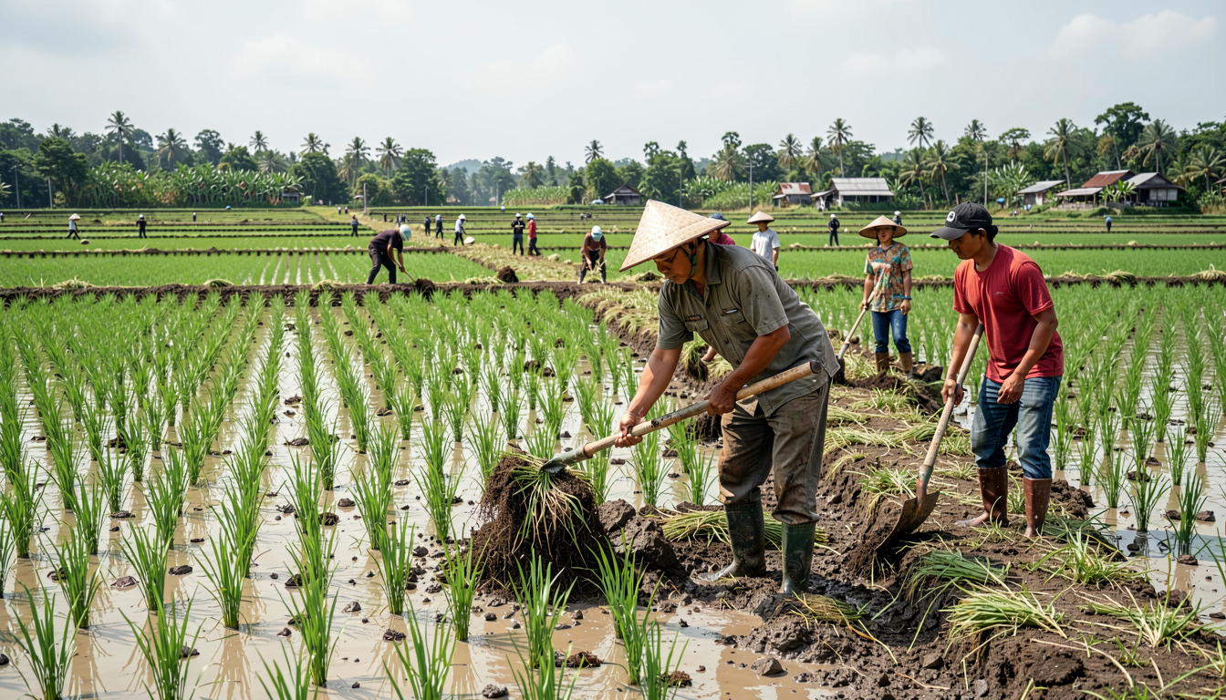 Ribuan Hektare Sawah Terdampak Bencana Mulai Ditanami Kembali