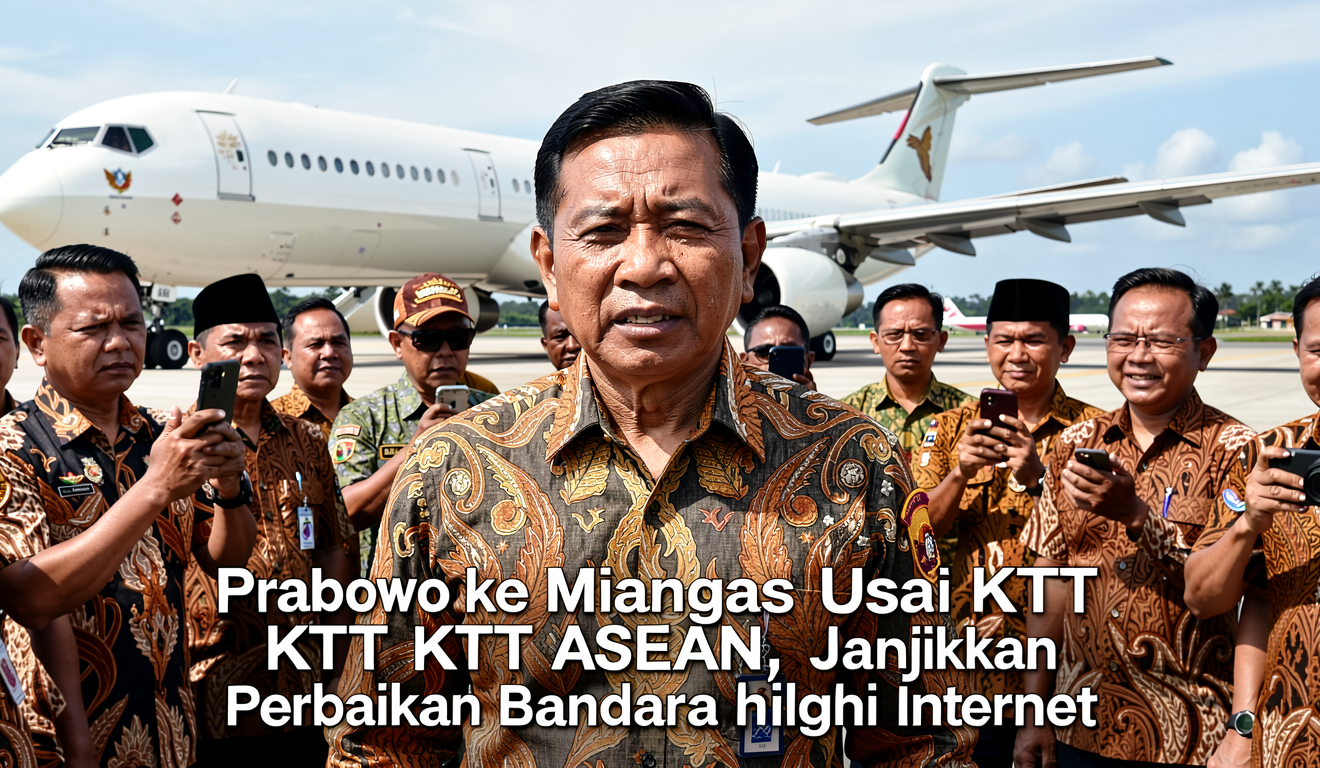 Prabowo ke Miangas Usai KTT ASEAN, Janjikan Perbaikan Bandara hingga Internet