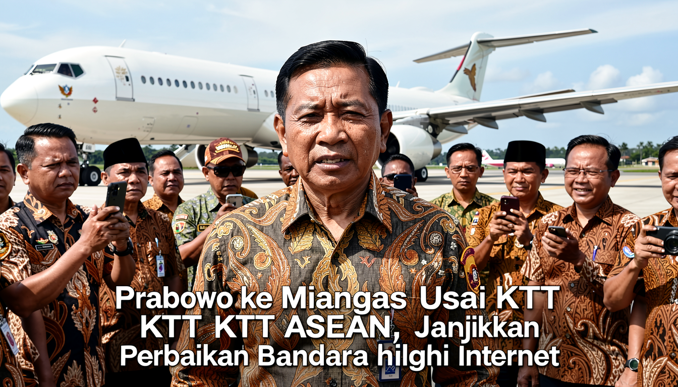 Prabowo ke Miangas Usai KTT ASEAN, Janjikan Perbaikan Bandara hingga Internet