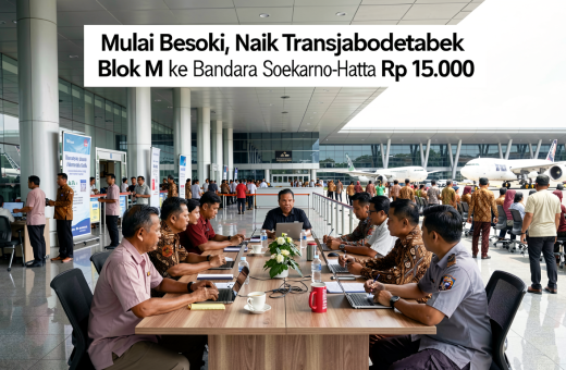 Mulai Besok, Naik Transjabodetabek Blok M ke Bandara Soekarno-Hatta Rp 15.000