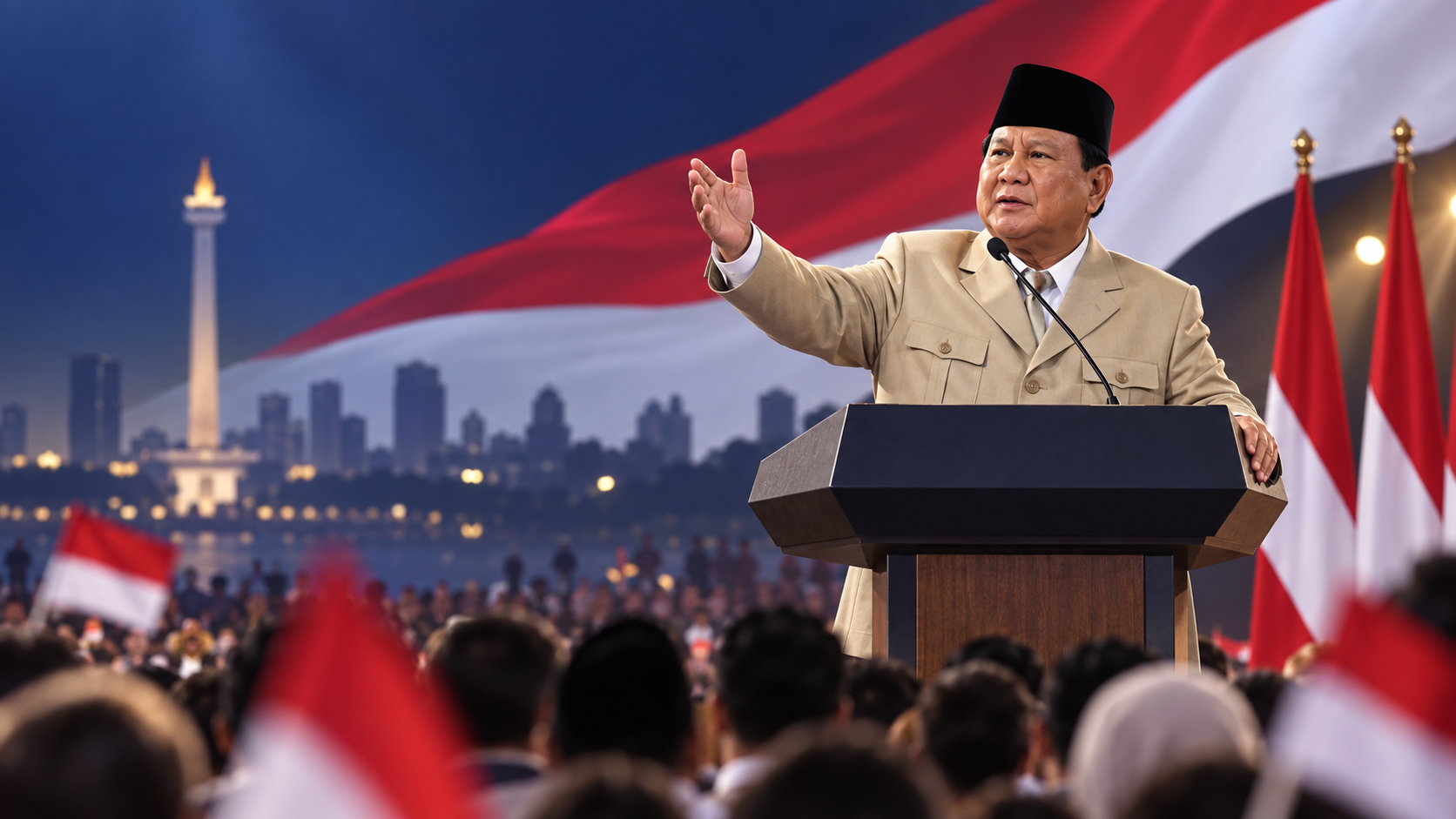 Alasan Prabowo Lebih Suka Pidato Tanpa Teks