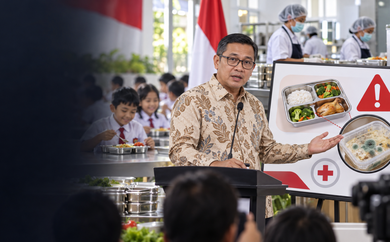 Sudaryono Sebut Gangguan Kesehatan MBG Banyak Dipicu Makanan Rusak
