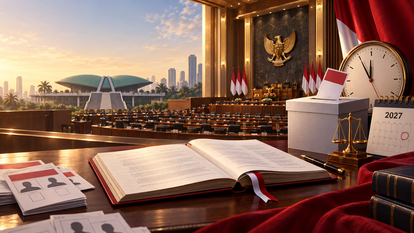 Kejar Tahapan Pemilu, DPR Patok Target RUU Pemilu Tuntas Awal 2027