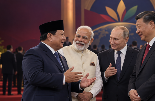 Momen Akrab Prabowo Bareng Modi, Putin, dan Xi Jinping Jelang Pembukaan KTT BRICS