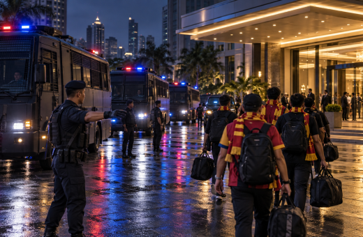 Polisi Sebut Suporter Malaysia Dikawal 4 Bus Brimob ke Penginapan