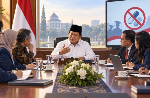 Prabowo Gelar Rapat Bahas Narkoba, Kampus Dilibatkan