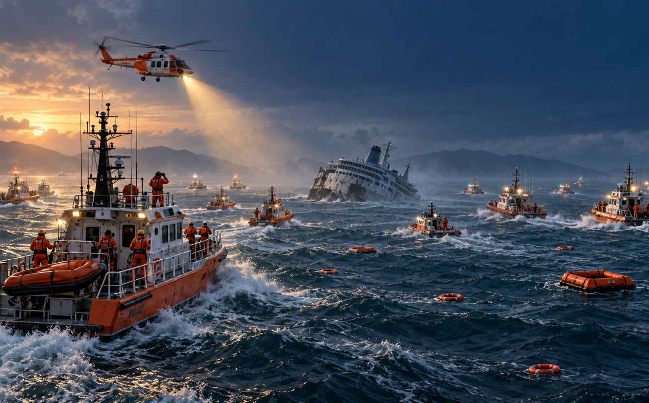 15 Armada SAR Dikerahkan Cari 130 Orang Korban Kapal Virgo