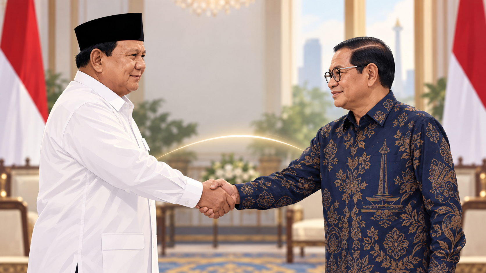 Prabowo: Saya dan Pramono Beda Partai, tapi Bisa Bekerja Sama