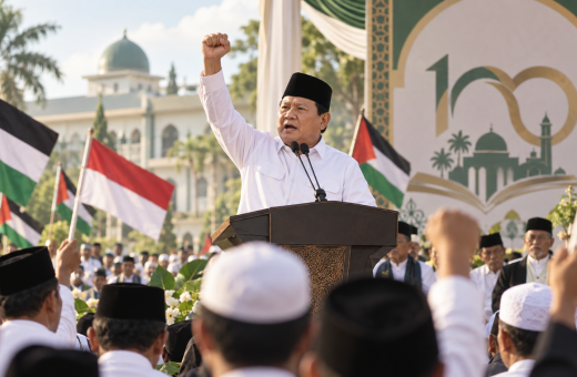 Momen Prabowo Teriakkan ‘Free Palestine’ Saat Syukuran 100 Tahun Gontor
