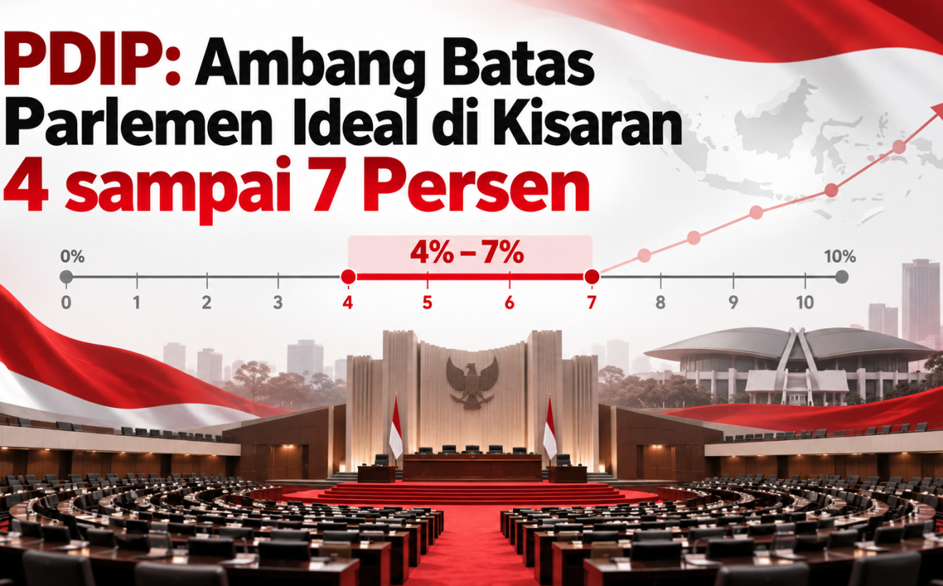 PDIP: Ambang Batas Parlemen Ideal di Kisaran 4 sampai 7 Persen