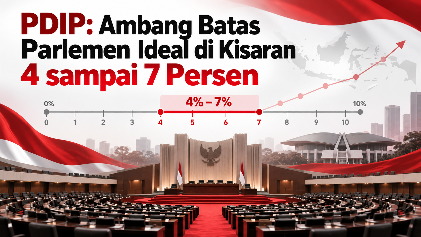 PDIP: Ambang Batas Parlemen Ideal di Kisaran 4 sampai 7 Persen