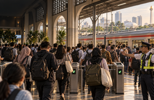 Stasiun Juanda Sempat Padat Penumpang, Ini Penyebabnya