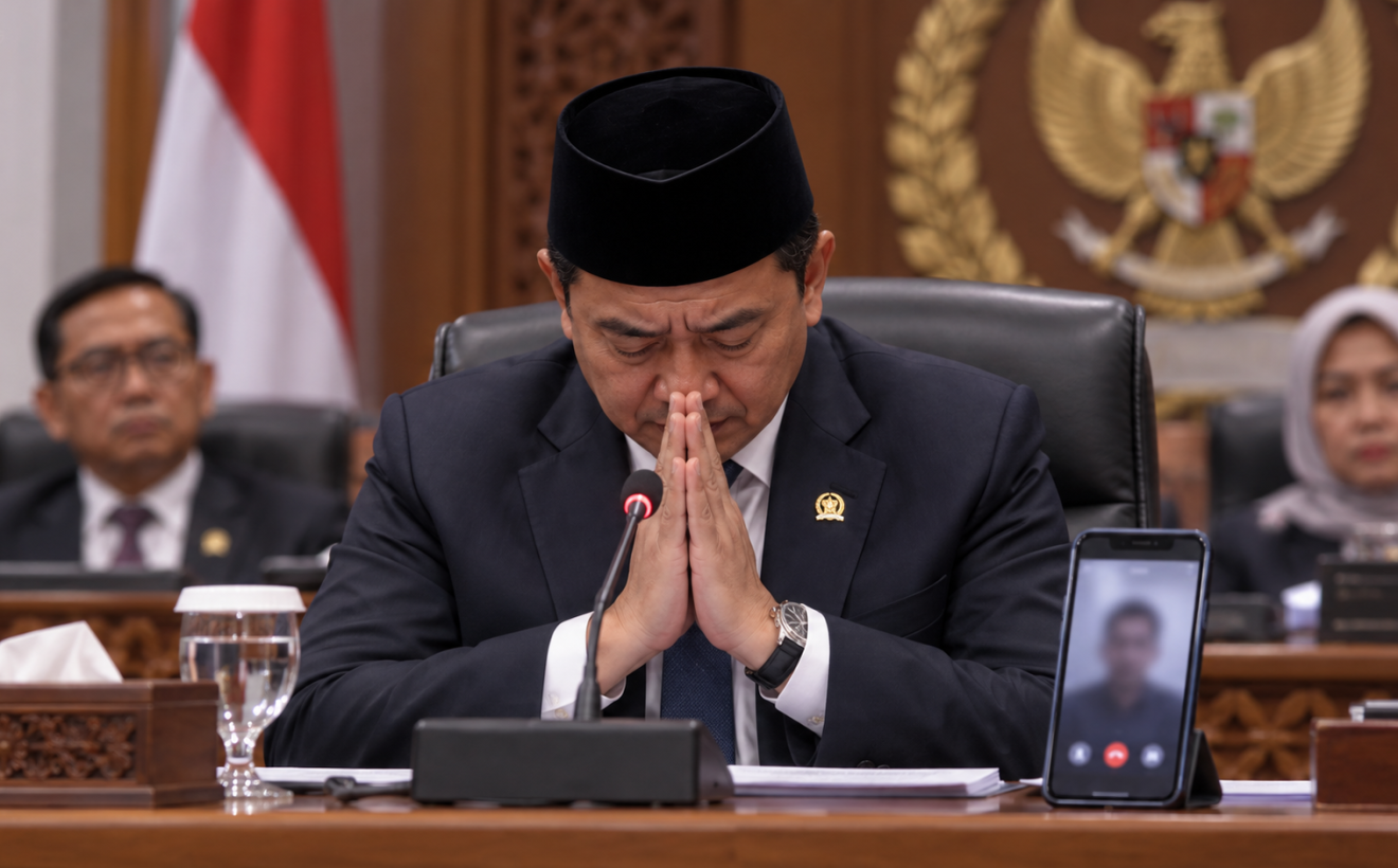 Anggota DPR Minta Maaf Usai Viral Video Call Saat Rapat