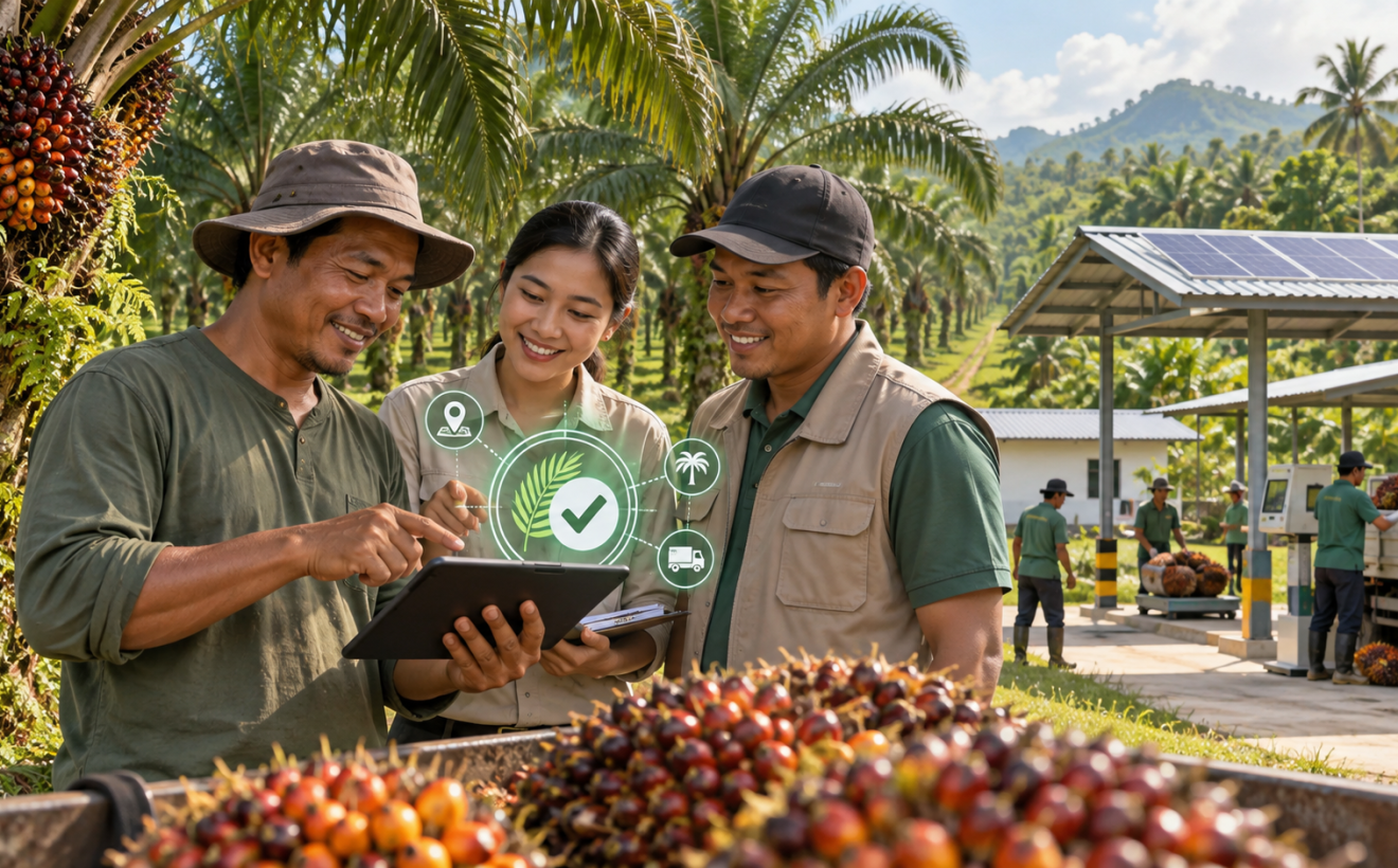 Petani Sawit Swadaya Dapat Dukungan Rantai Pasok Berkelanjutan