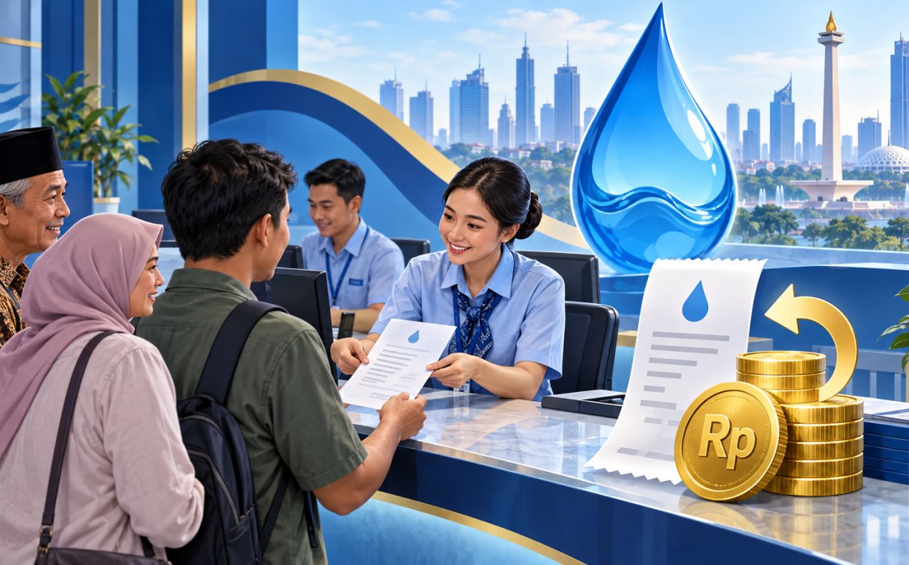 PAM Jaya Beri Kompensasi Rp 555 Juta ke 44.872 Pelanggan