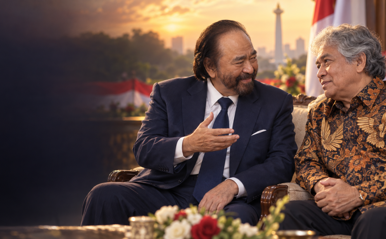 Surya Paloh Kenang Guruh Soekarnoputra sebagai Adik Sekaligus Sahabat