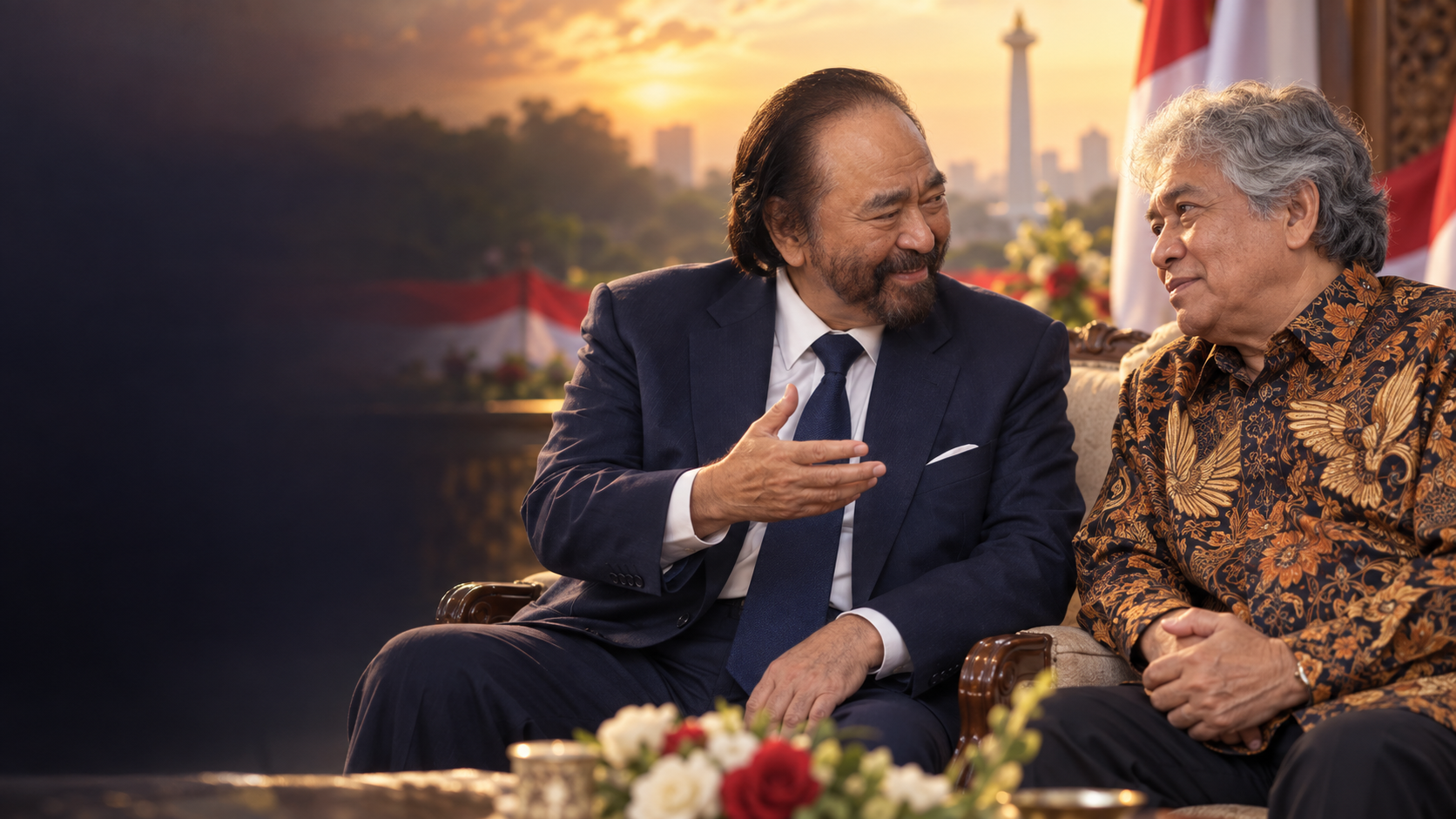 Surya Paloh Kenang Guruh Soekarnoputra sebagai Adik Sekaligus Sahabat