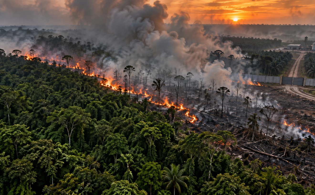 27 Ribu Hektare Terbakar, 50 Perusahaan Pembakar Hutan Disegel