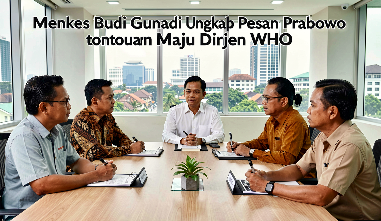 Menkes Budi Gunadi Ungkap Pesan Prabowo untuk Maju Dirjen WHO