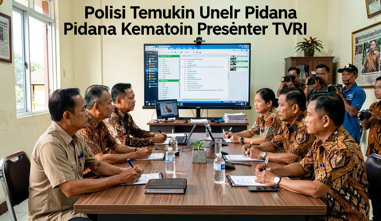 Polisi Temukan Unsur Pidana Kematian Presenter TVRI