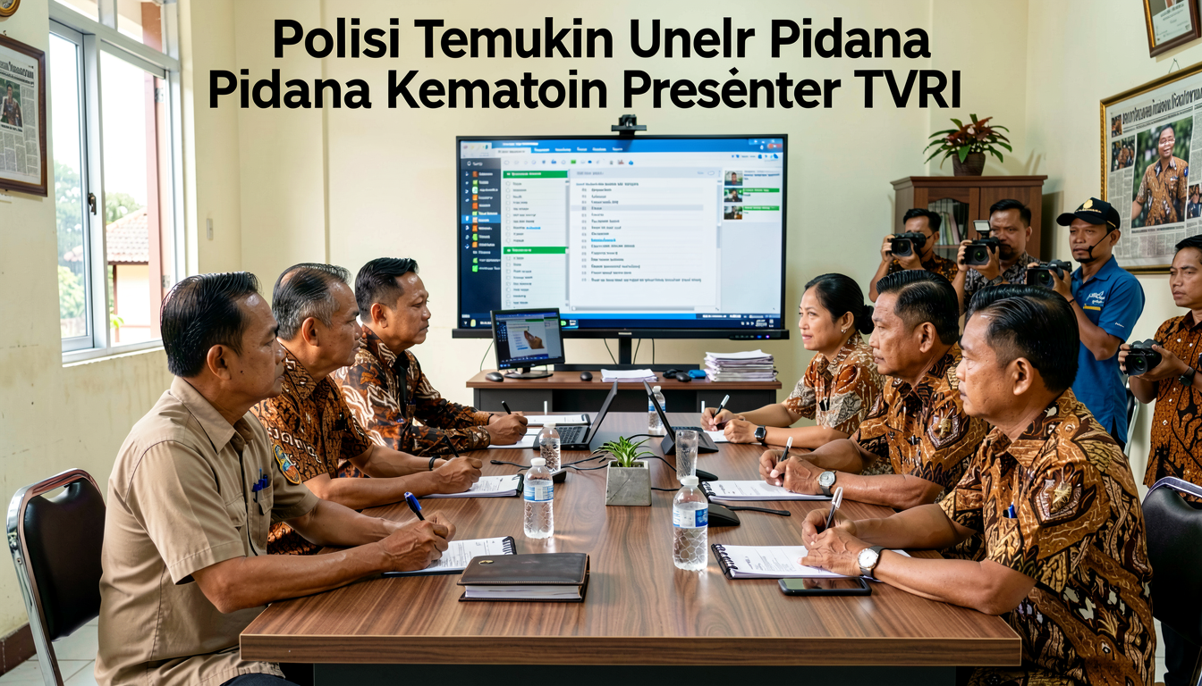 Polisi Temukan Unsur Pidana Kematian Presenter TVRI