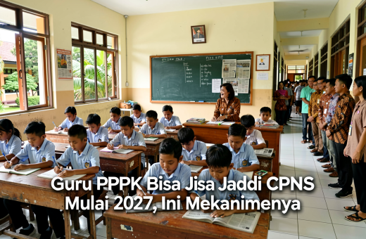 Guru PPPK Bisa Jadi CPNS Mulai 2027, Ini Mekanismenya