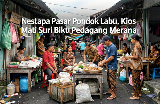 Nestapa Pasar Pondok Labu, Kios Mati Suri Bikin Pedagang Merana