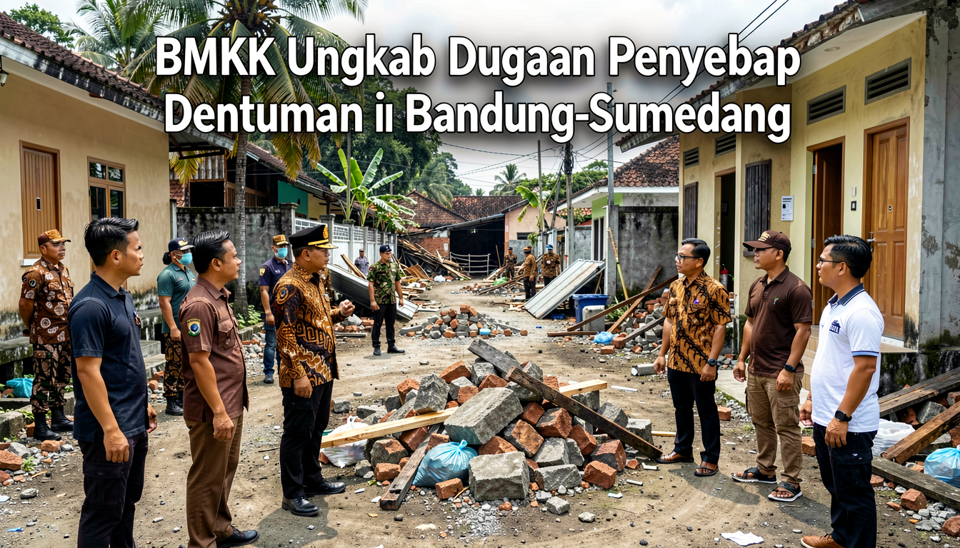 BMKG Ungkap Dugaan Penyebab Dentuman di Bandung-Sumedang