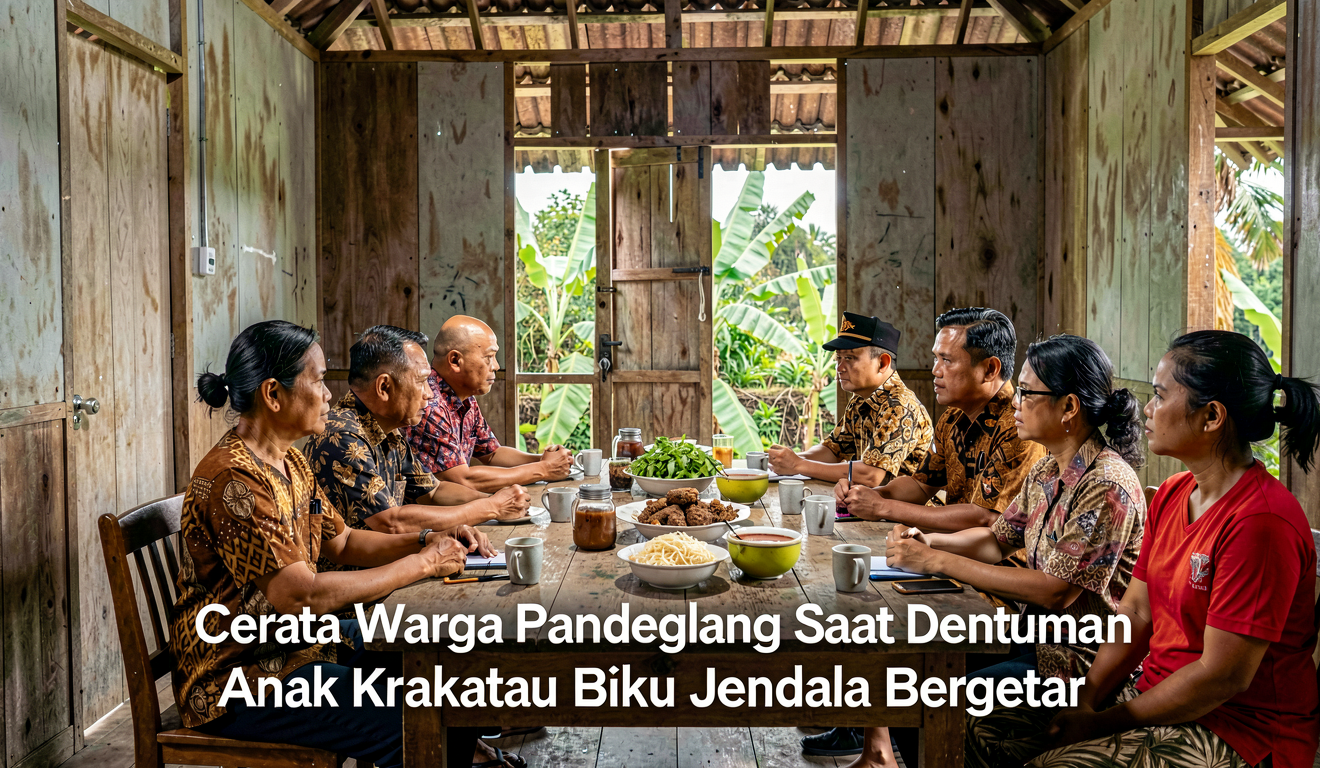Cerita Warga Pandeglang Saat Dentuman Anak Krakatau Bikin Jendela Bergetar