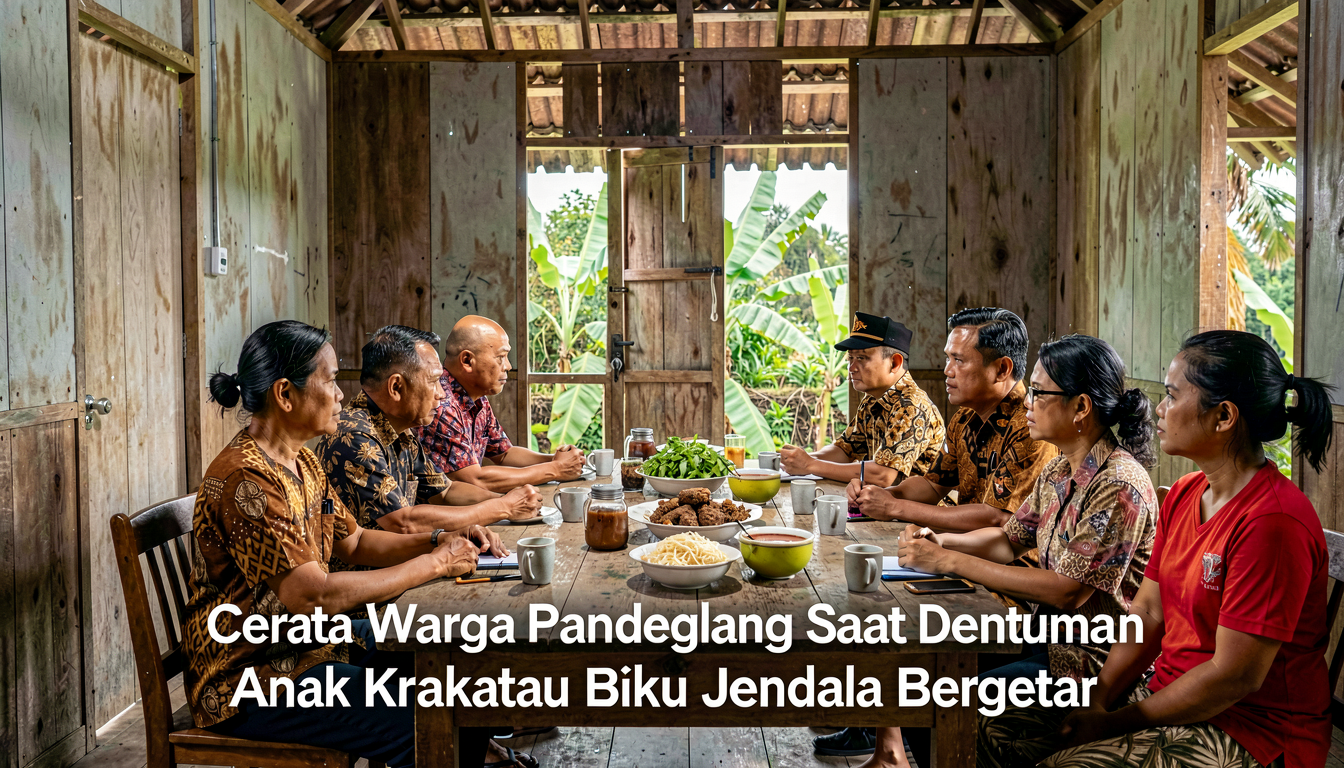 Cerita Warga Pandeglang Saat Dentuman Anak Krakatau Bikin Jendela Bergetar