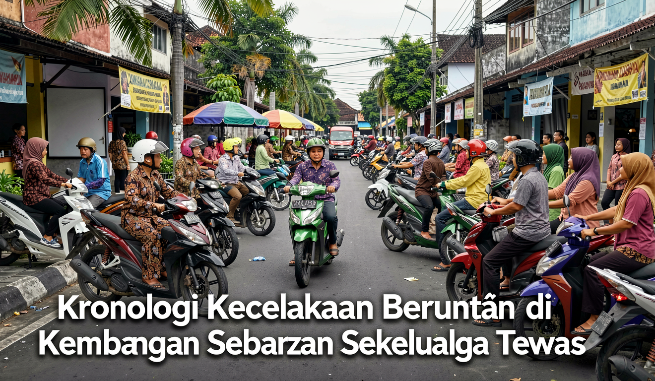 Kronologi Kecelakaan Beruntun di Kembangan Sebabkan Sekeluarga Tewas
