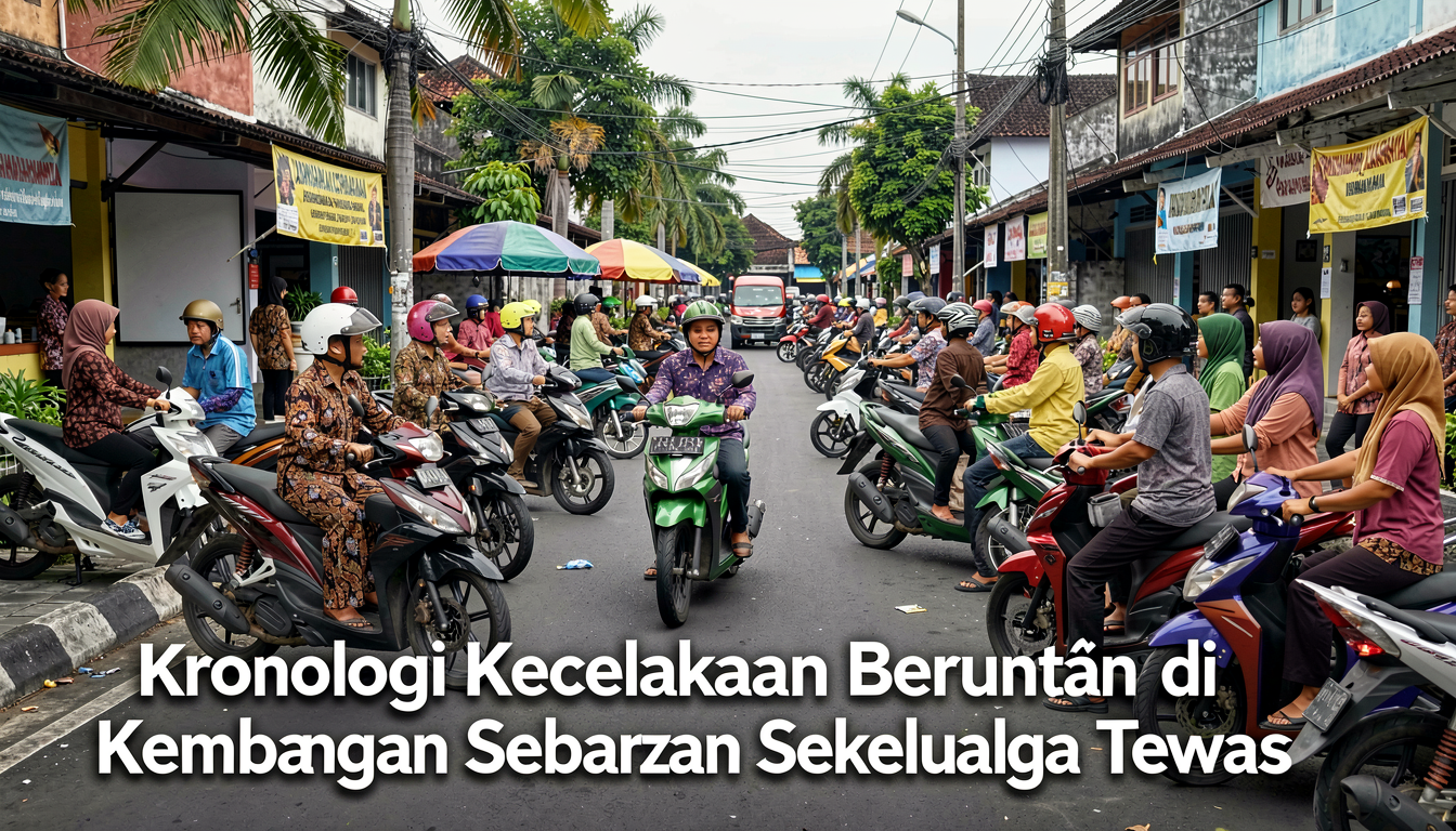 Kronologi Kecelakaan Beruntun di Kembangan Sebabkan Sekeluarga Tewas