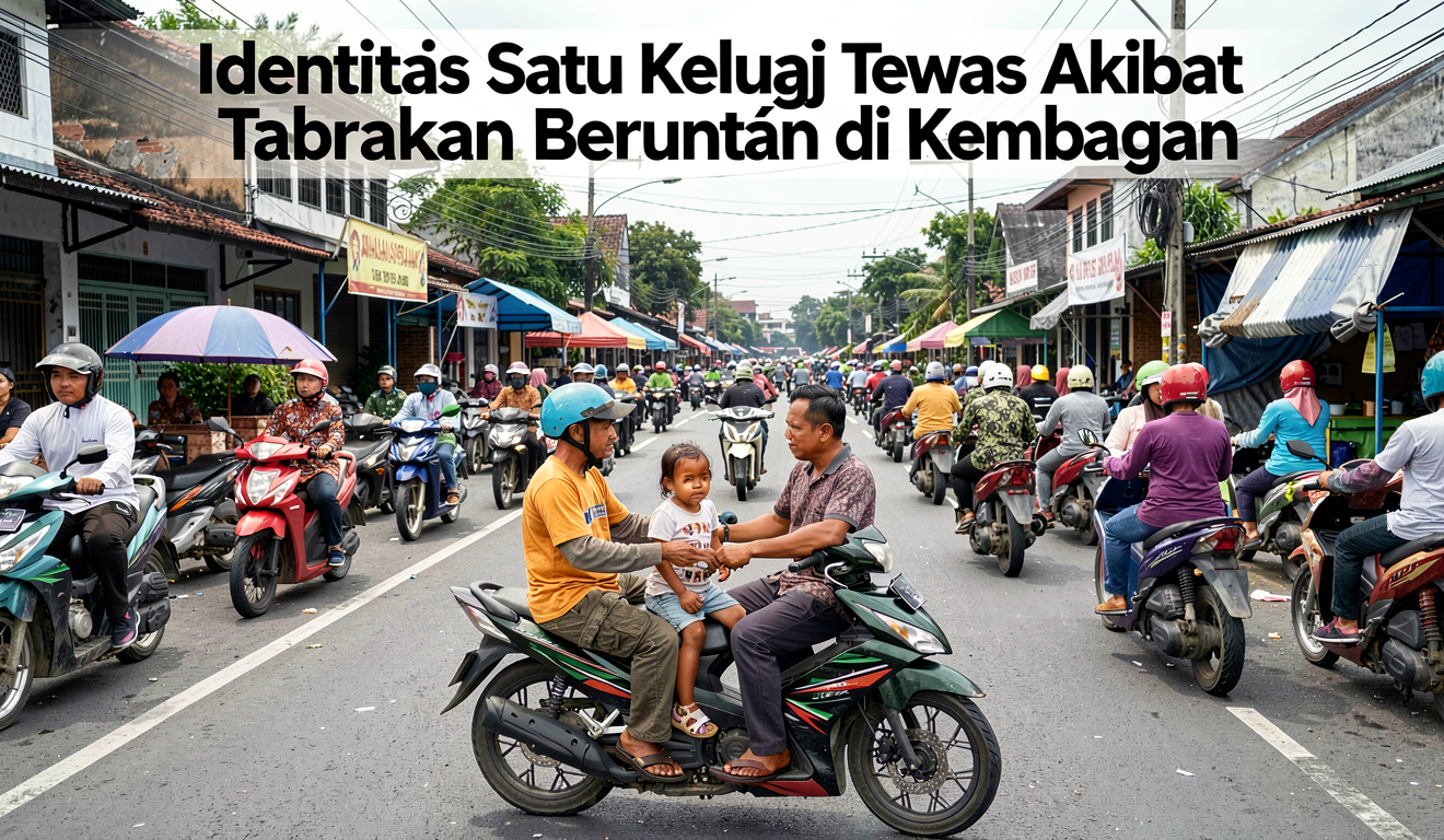 Identitas Satu Keluarga Tewas Akibat Tabrakan Beruntun di Kembangan