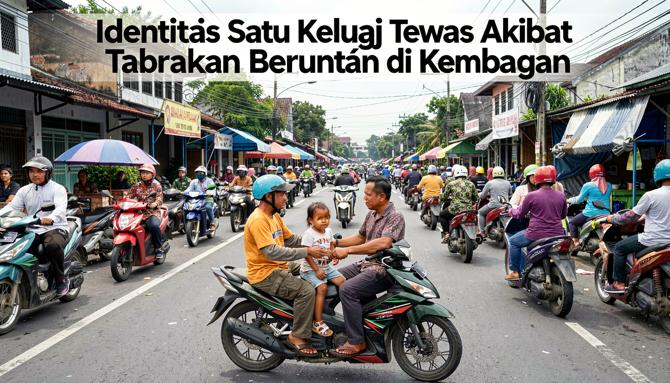 Identitas Satu Keluarga Tewas Akibat Tabrakan Beruntun di Kembangan