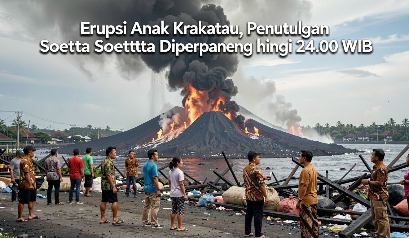 Erupsi Anak Krakatau, Penutupan Soetta Diperpanjang hingga 24.00 WIB