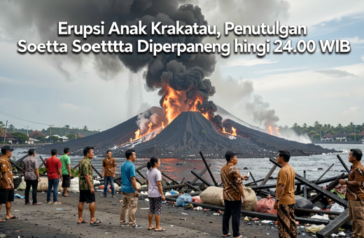 Erupsi Anak Krakatau, Penutupan Soetta Diperpanjang hingga 24.00 WIB