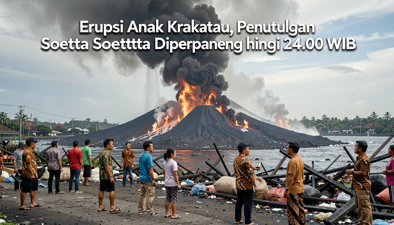 Erupsi Anak Krakatau, Penutupan Soetta Diperpanjang hingga 24.00 WIB