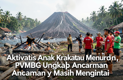 Aktivitas Anak Krakatau Menurun, PVMBG Ungkap Ancaman yang Masih Mengintai