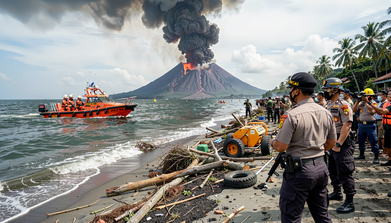 Instruksi Kapolri Terkait Erupsi Anak Krakatau