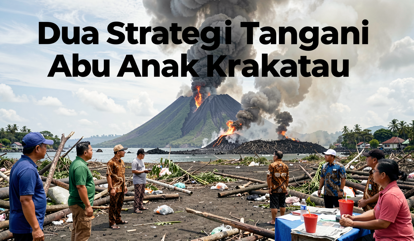 Dua Strategi Tangani Abu Anak Krakatau