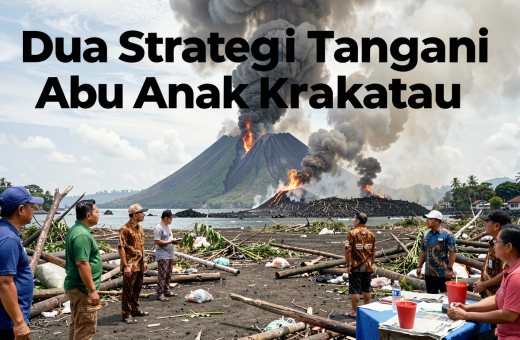 Dua Strategi Tangani Abu Anak Krakatau