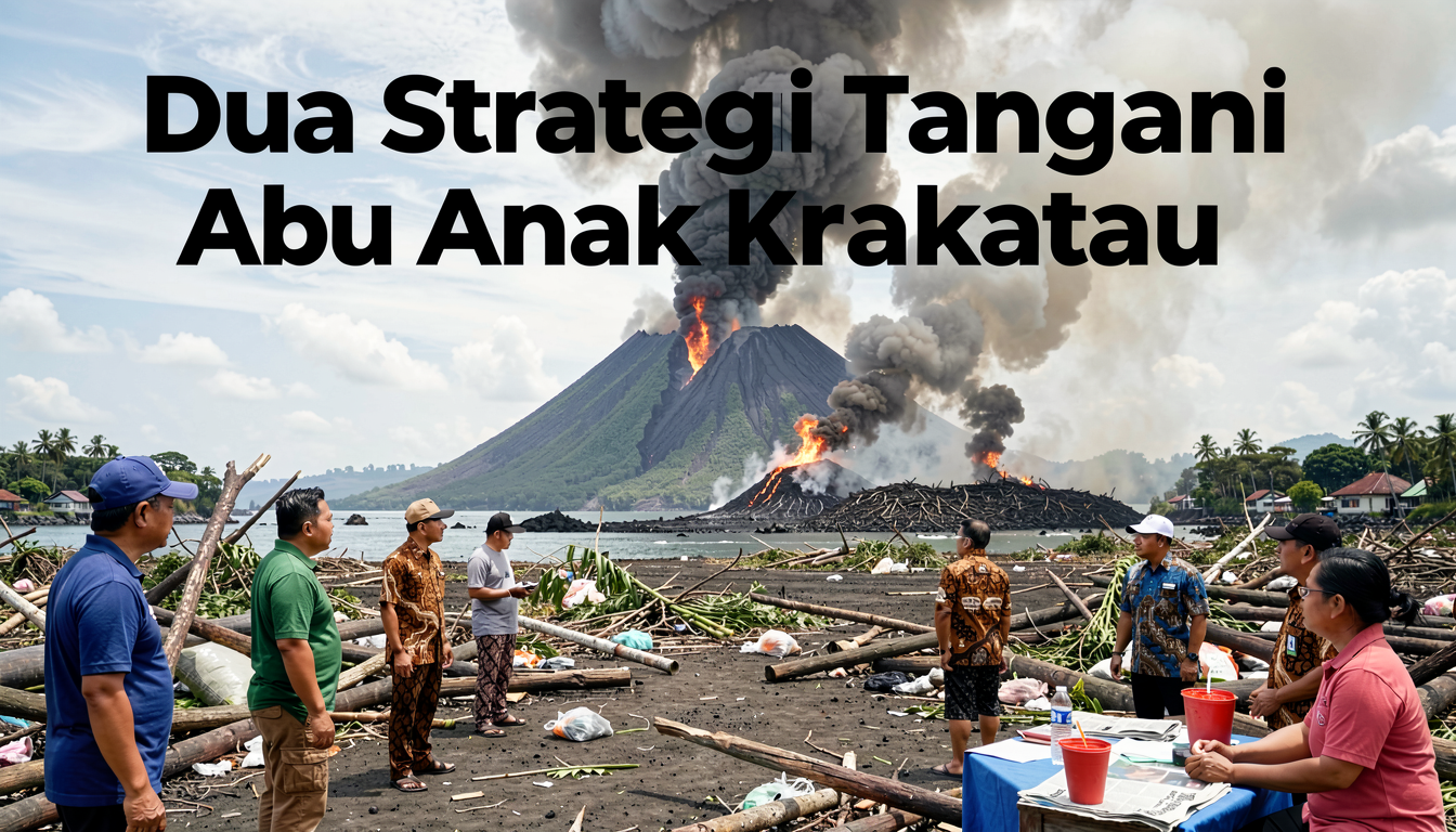 Dua Strategi Tangani Abu Anak Krakatau