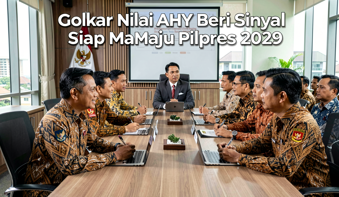Golkar Nilai AHY Beri Sinyal Siap Maju Pilpres 2029