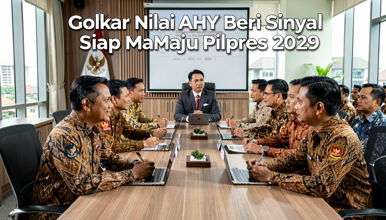 Golkar Nilai AHY Beri Sinyal Siap Maju Pilpres 2029