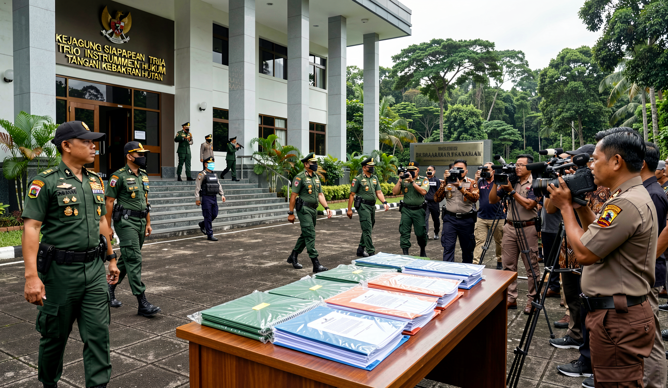 Kejagung Siapkan Tiga Instrumen Hukum Tangani Kebakaran Hutan