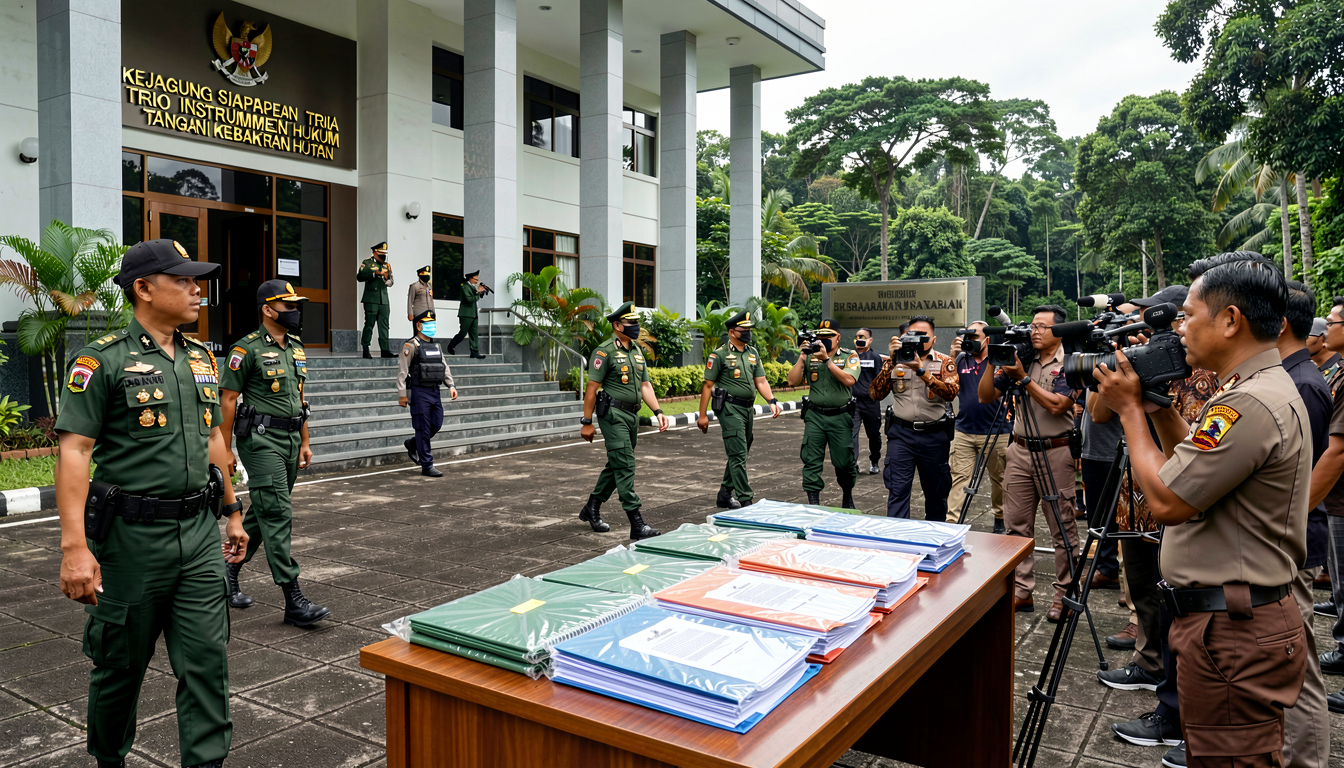 Kejagung Siapkan Tiga Instrumen Hukum Tangani Kebakaran Hutan